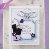 Spellbinders Flawless Sentiments Press Plate & Die Set - Gorgeous You Collection