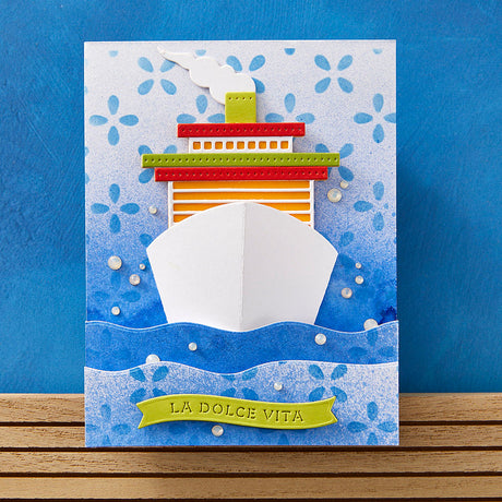 Spellbinders Deckside Dreams Etched Dies from the La Dolce Vita Collection