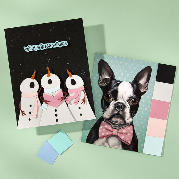 Spellbinders Merry Messages Plate & Die Set from the Wonderland Collection