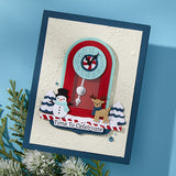 Spellbinders Chiming Christmas Etched Dies from the Cuckoo Cottage Collection