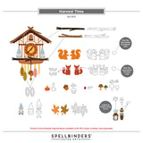 Spellbinders Harvest Time Etched Dies from the Cuckoo Cottage Collection