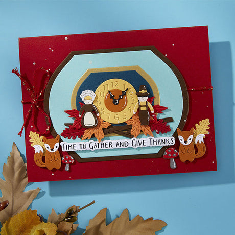 Spellbinders Cuckoo Cottage Sentiments BetterPress Plate & Die Set from the Cuckoo Cottage Collection