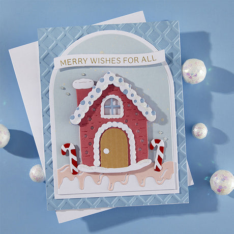 *COMING SOON* Gingerbread House Etched Dies from the Candy Christmas Collection by Stamperia