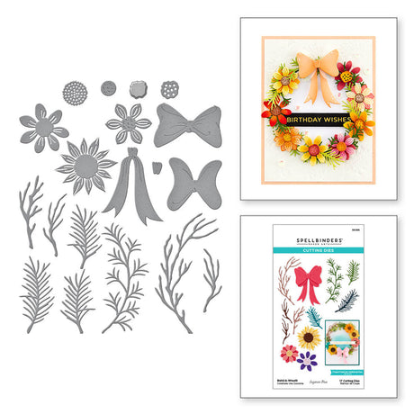 Spellbinders Build-A-Wreath Etched Dies - Beautiful Wreaths Collection - Suzanne Hue
