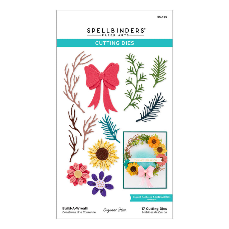 Spellbinders Build-A-Wreath Etched Dies - Beautiful Wreaths Collection - Suzanne Hue