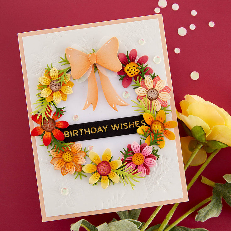 Spellbinders Build-A-Wreath Etched Dies - Beautiful Wreaths Collection - Suzanne Hue