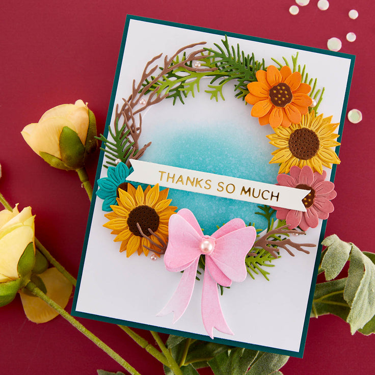 Spellbinders Build-A-Wreath Etched Dies - Beautiful Wreaths Collection - Suzanne Hue