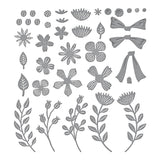 Spellbinders Garden Wreath Add-Ons Etched Dies - Beautiful Wreaths Collection - Suzanne Hue