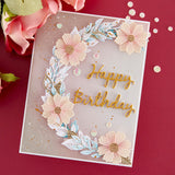 Spellbinders Garden Wreath Add-Ons Etched Dies - Beautiful Wreaths Collection - Suzanne Hue