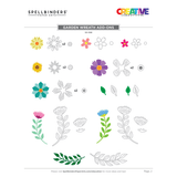 Spellbinders Garden Wreath Add-Ons Etched Dies - Beautiful Wreaths Collection - Suzanne Hue