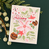 Christmas Die & Glimmer Sentiments Hot Foil Plate & Die Set - Classic Christmas Collection