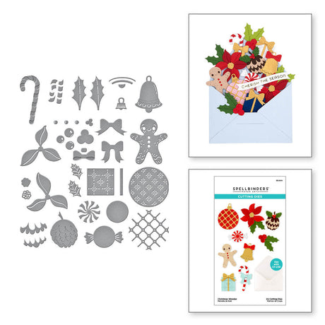 Spellbinders Christmas Wonder Etched Dies - Envelope of Wonder Collection