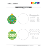 Spellbinders Festive Ornaments Etched Dies - Merry Mug & Circle Delights Collection - Nichol Spohr
