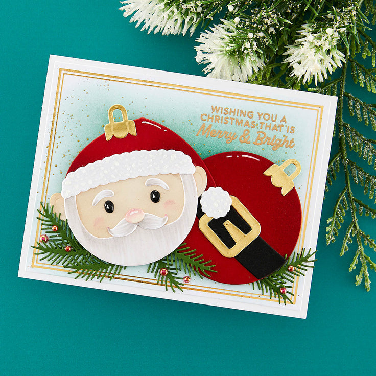 Spellbinders Festive Ornaments Etched Dies - Merry Mug & Circle Delights Collection - Nichol Spohr