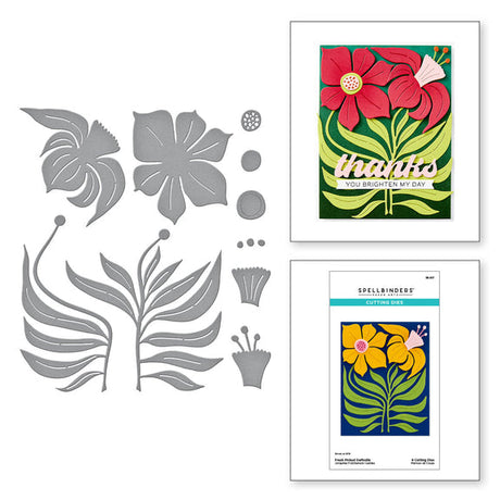 Spellbinders Fresh Picked Daffodils Etched Dies - Fresh Picked Collection