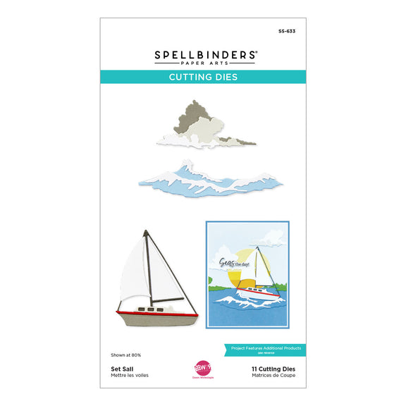 Spellbinders Set Sail Etched Dies - Fair Winds Collection