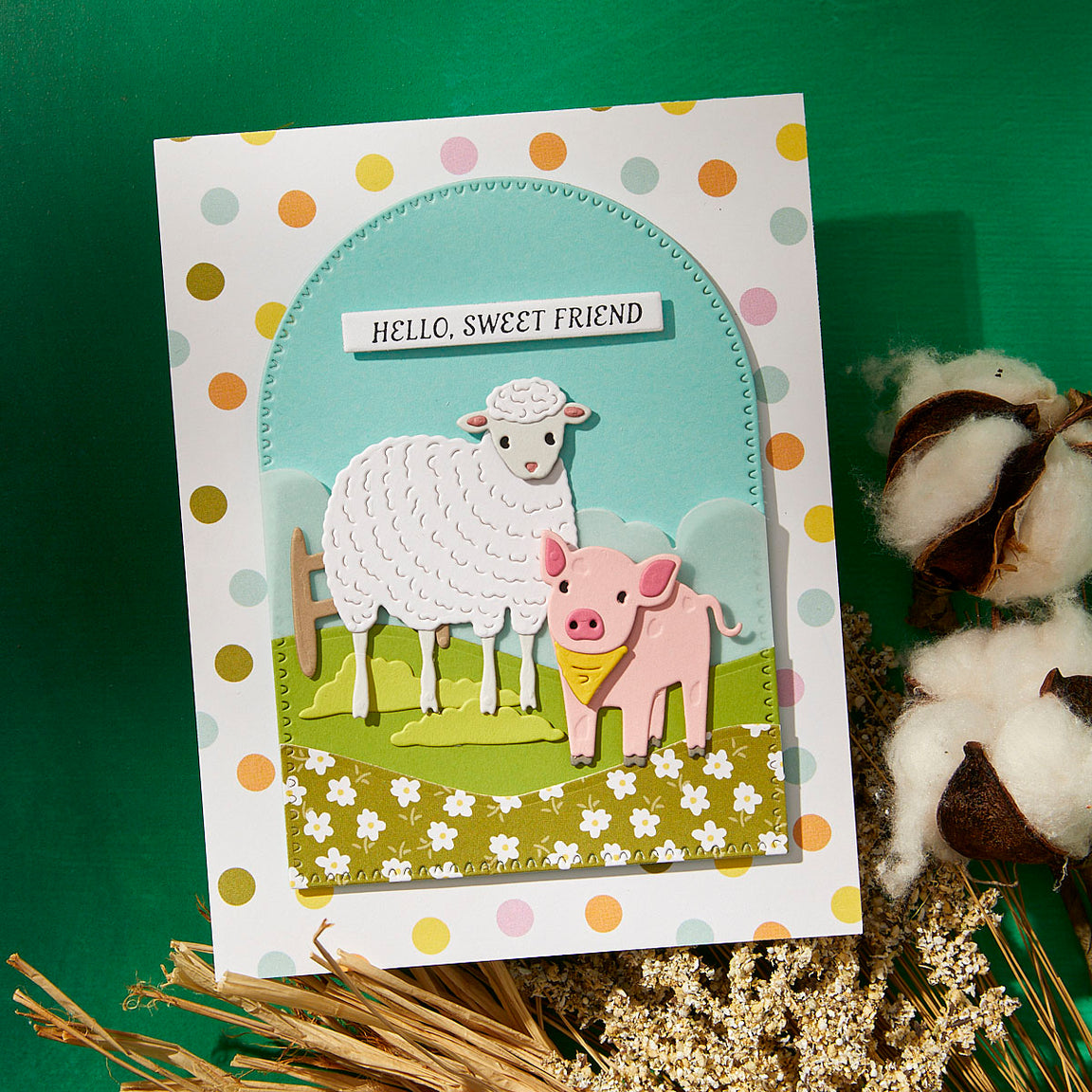 Spellbinders Perfect Touch Arches Etched Dies - On the Farm Collection