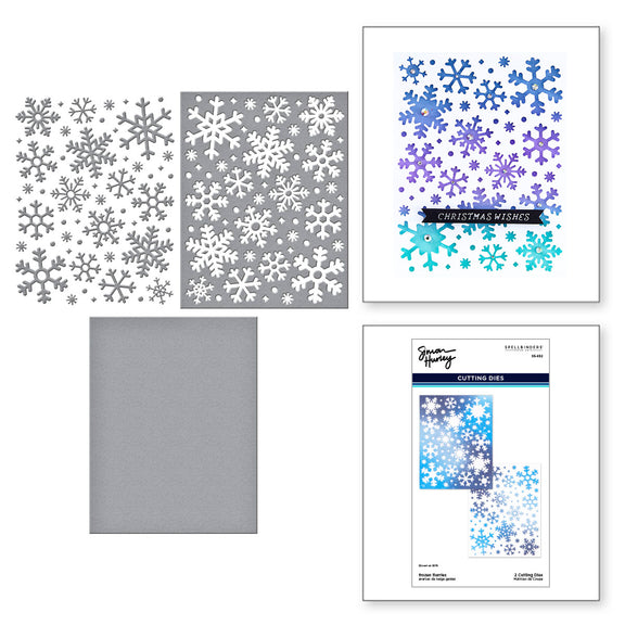 Spellbinders Frozen Flurries Etched Dies - Let it Snow Collection by Simon Hurley