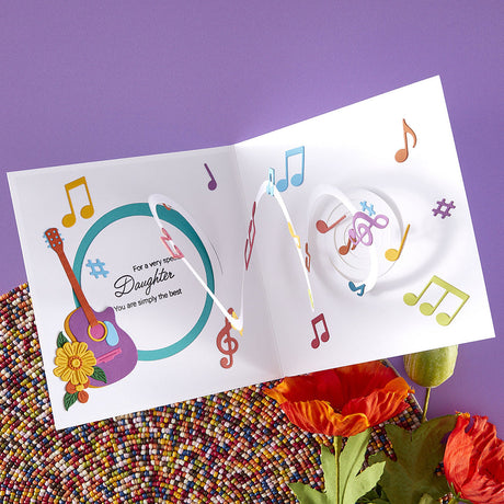 Spellbinders Musical Notes & Stave Pop-Up Etched Dies from the Bibi's Musical Notes Collection by Bibi Cameron