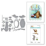 Spellbinders Rabbit & Owl Etched Dies from the Say Cheese Classic Pooh Birthday Collection by Simple Stories