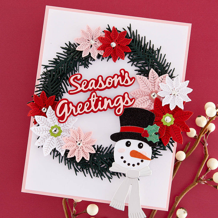 Spellbinders Christmas Wreath Add-Ons Etched Dies - Beautiful Wreaths Collection - Suzanne Hue
