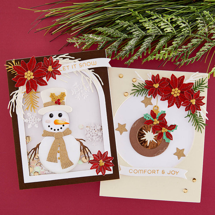 Spellbinders Christmas Wreath Add-Ons Etched Dies - Beautiful Wreaths Collection - Suzanne Hue