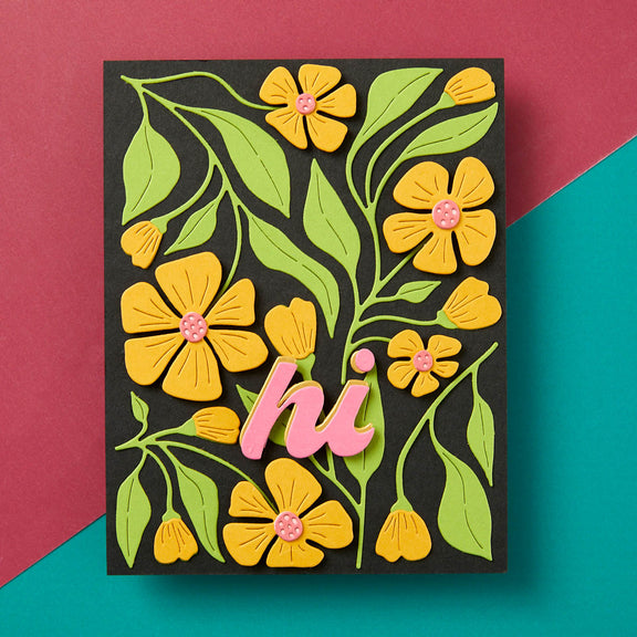 Spellbinders Fresh Picked Buttercups Etched Dies - Fresh Picked Collection