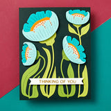 Spellbinders Fresh Picked Anemones Etched Dies - Fresh Picked Collection