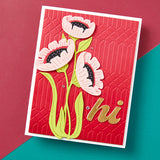 Spellbinders Fresh Picked Anemones Etched Dies - Fresh Picked Collection