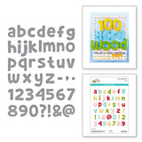 Spellbinders Pooh's Alphabet, Numbers & More Etched Dies from the Say Cheese Classic Pooh Collection in Collaboration with Simple Stories