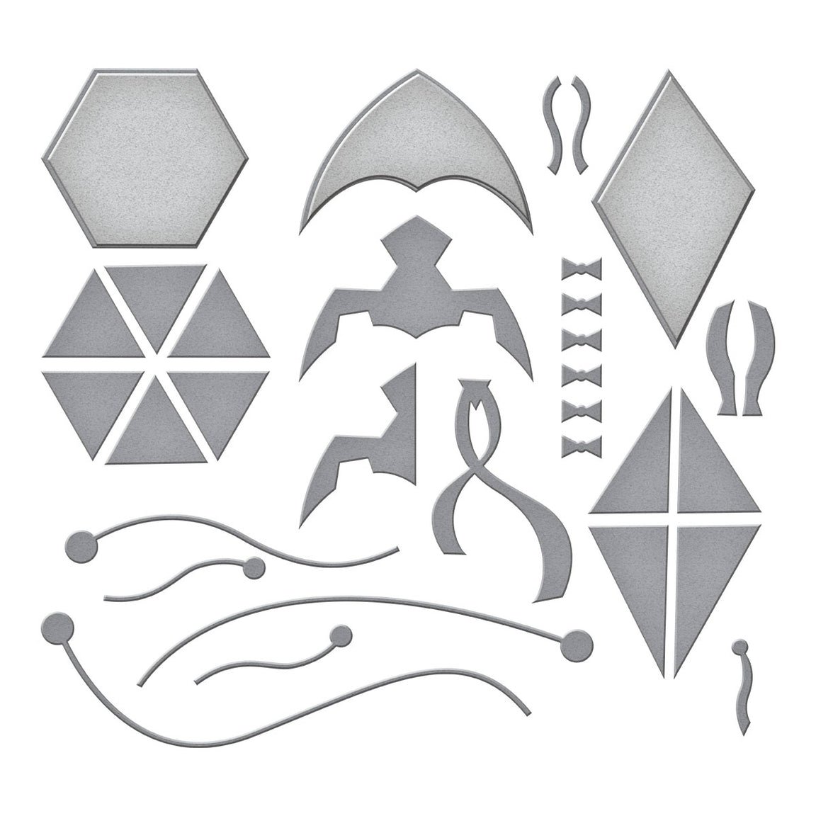 Spellbinders Fly a Kite Etched Dies from the Sky's the Limit Collection by Simon Hurley