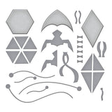 Spellbinders Fly a Kite Etched Dies from the Sky's the Limit Collection by Simon Hurley
