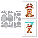 Spellbinders Felt Reindeer Etched Dies - Felt Stitch & Create Collection by Nichol Spohr