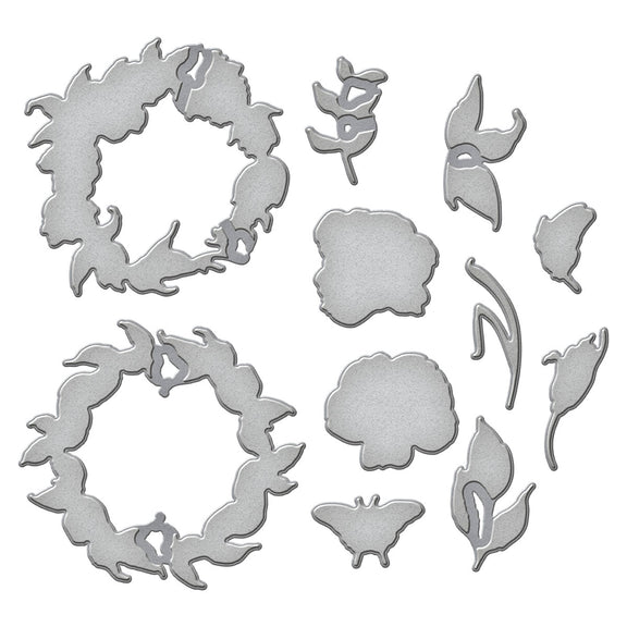 Spellbinders Everyday Wreaths Stamp & Die Bundle - Simon Hurley