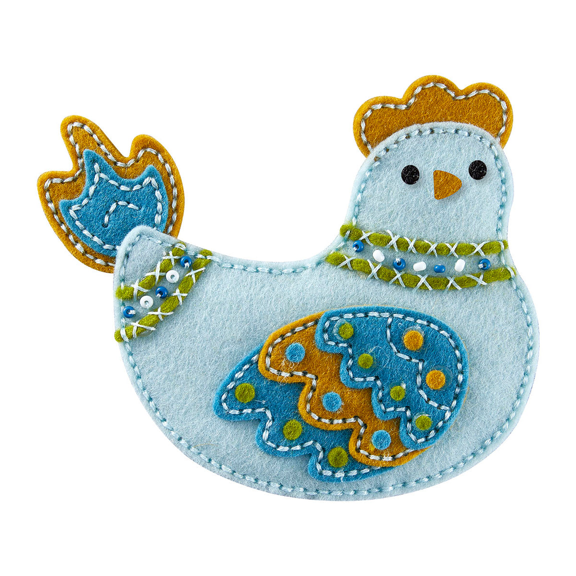 Spellbinders Felt Cozy Cluck Etched Dies - Spring Felt Stitch & Create Collection - Nichol Spohr