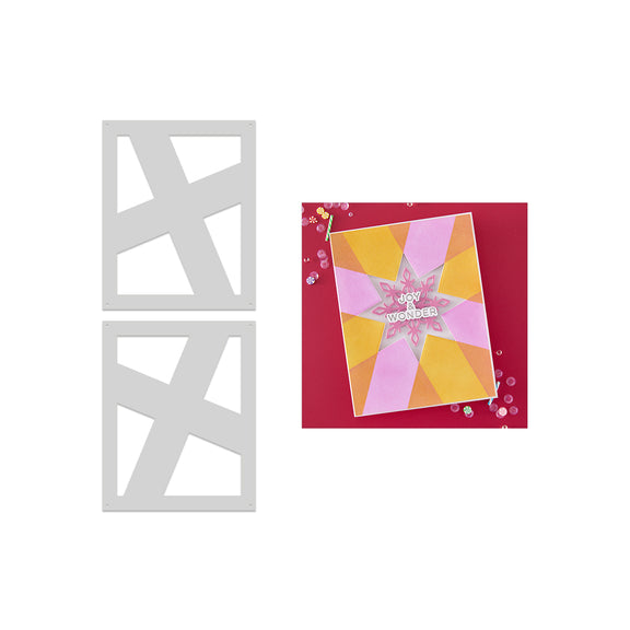 Spellbinders Hero Arts Color Layering Star Stencils from the Very Merry Collection