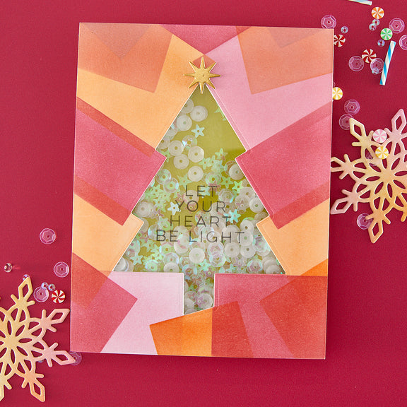 Hero Arts Festive Tree Die Etched Dies from the Very Merry Collection