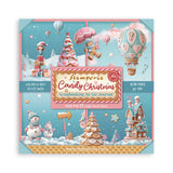 Stamperia Candy Christmas 12x12" Single Sided Paper Pad from the Candy Christmas Collection
