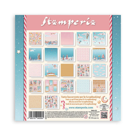 *COMING SOON* Stamperia Candy Christmas 12x12" Single Sided Paper Pad from the Candy Christmas Collection