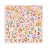 Stamperia Candy Christmas 12x12" Single Sided Paper Pad from the Candy Christmas Collection