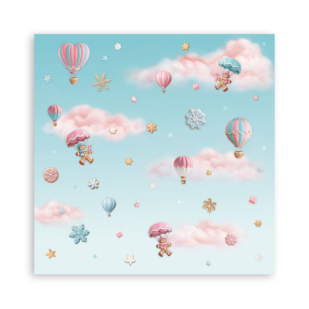 Stamperia Candy Christmas 12x12" Single Sided Paper Pad from the Candy Christmas Collection