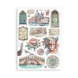 Stamperia Washi pad 8 sheets A5 - Venice City of Art SBW21