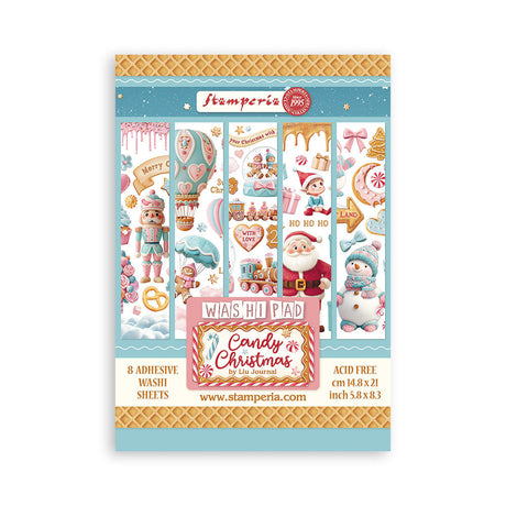 *COMING SOON* Stamperia Candy Christmas Washi Sheets from the Candy Christmas Collection