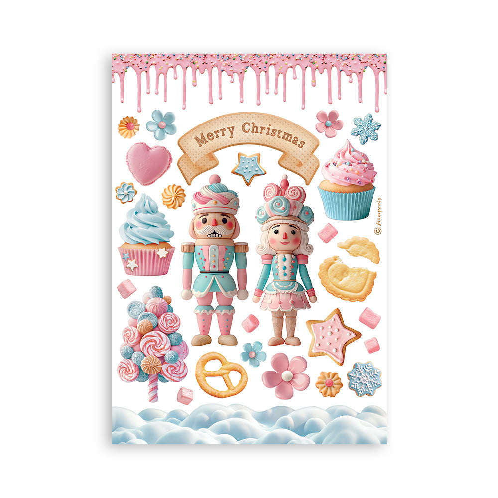 Stamperia Candy Christmas Washi Sheets from the Candy Christmas Collection