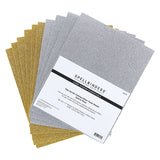 Spellbinders Pop-Up Die Cutting Glitter Foam Sheets - Gold & Silver