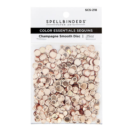 Spellbinders Champagne Smooth Disc Sequins