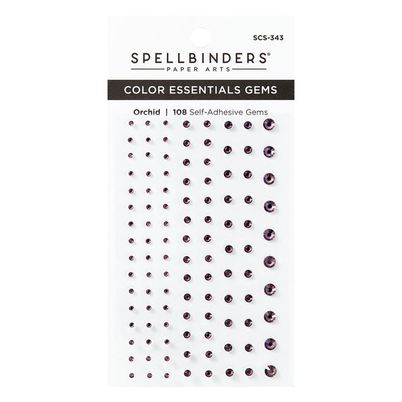Spellbinders Orchid Color Essentials Gems