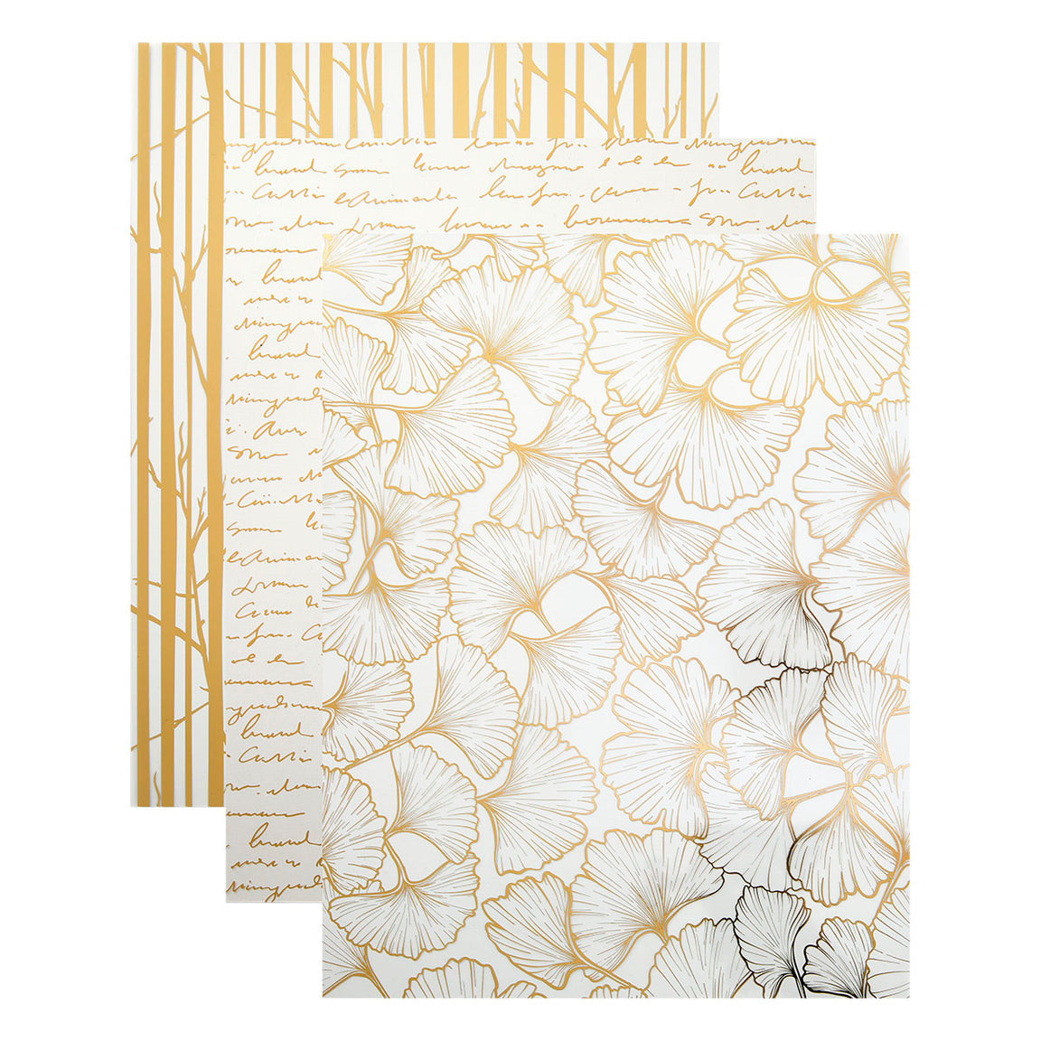 Spellbinders Woodland Tales Foiled Acetate & Vellum - 8.5" x 11" - Woodland Tales Collection