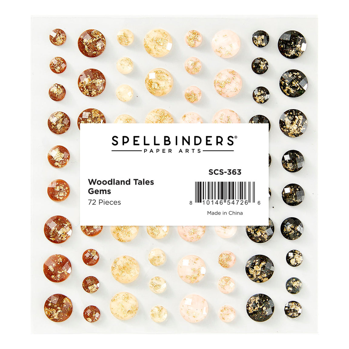 Spellbinders Woodland Tales Gold-Flecked Gems - Woodland Tales Collection