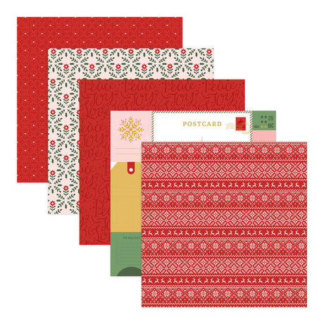 Spellbinders Merry Moments Paper Pad from the Merry Moments Collection